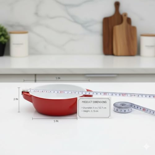 Danny Home Ceramic Large Bowl TRY02 Elegant Serving, 16 cm