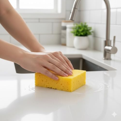 Group Tiger abdo - 51-446 Batout 5-in-1 Sponge and Scrubber Set in Yellow