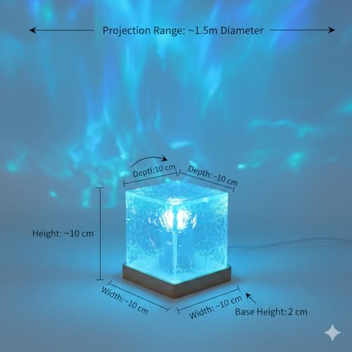 Home Care EL-483 High-Quality Cube Light, Plastic, Lighting, Home Use