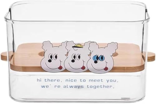 Generic, Tissue Box Acrylic Tissue Box with Wood Cover Box Fits Any Tissue Quantity, 30775