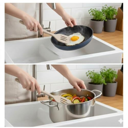 Generic, Silicone Kitchen Spatula, Heat-Resistant Cooking Utensil, Non-Stick Cookware Tool, 48244