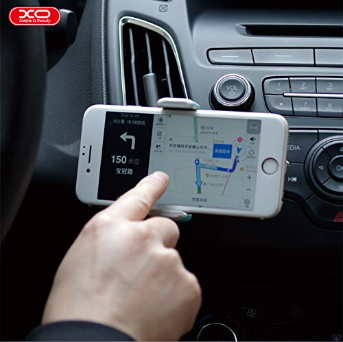 XO C8 Universal Car Phone Holder for iPhone Samsung HTC Black Berry - Black