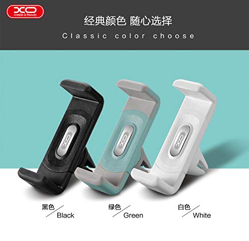 XO C8 Universal Car Phone Holder for iPhone Samsung HTC Black Berry - Black