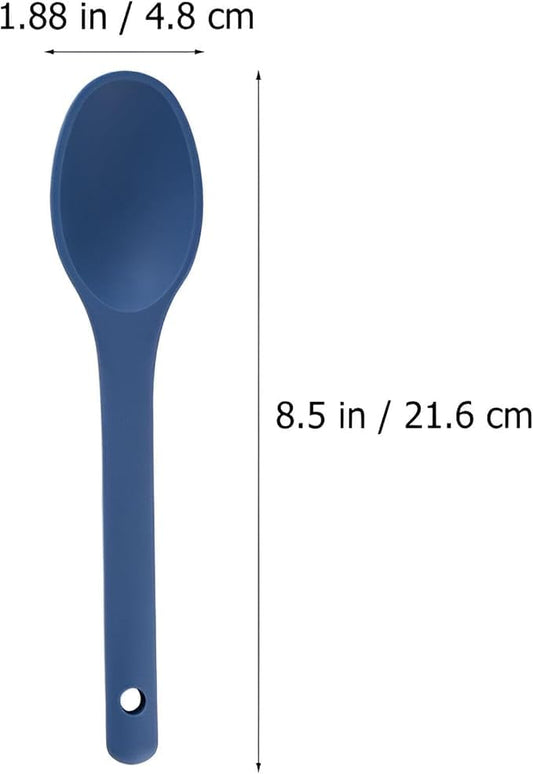 Silicone Cooking Spoon for Kitchen Use, Including Rice Spoon and Soup Ladle, Perfect for Restaurants and Home Cooking, Non-Stick Design to Prevent Food Stick, Heat Resistant and Anti-Scald