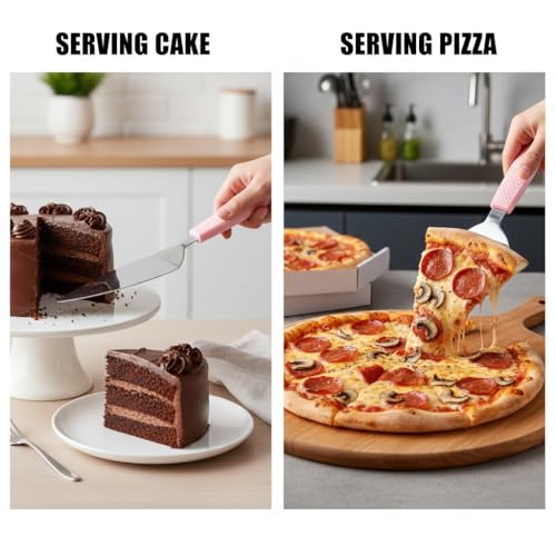 Home Care XC-94 Dessert Server Elegant Stainless Steel Kitchen Serving Tool - Stainless Steel