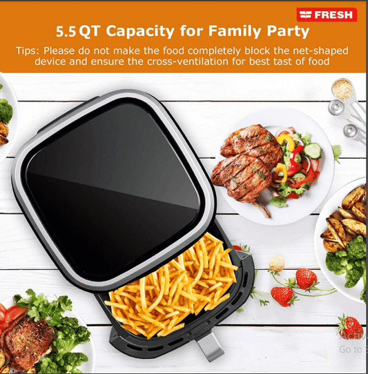 قلايه فريش 1800 وات - أسود  (AFF-180B0 500017864)